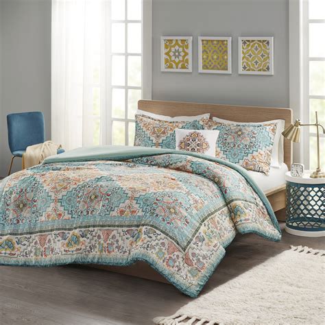 Boho twin comforter - Striped Bohemian Comforter Set Queen Size 3 Pieces Boho Hippie Geometric Bedding Set Soft Breathable Reversible Microfiber Boho Comforter with 2 Pillowcases (20"x26") Options: 4 sizes. 1,020. 50+ bought in past month. $3999. List: $46.99. Save 8% with coupon. FREE delivery Thu, Feb 22. 